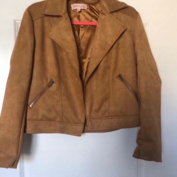 Philosophy Tan Jacket - Picture 2 of 2